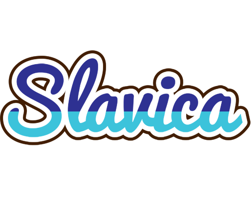 Slavica raining logo