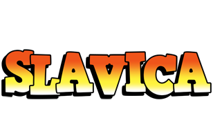 Slavica sunset logo