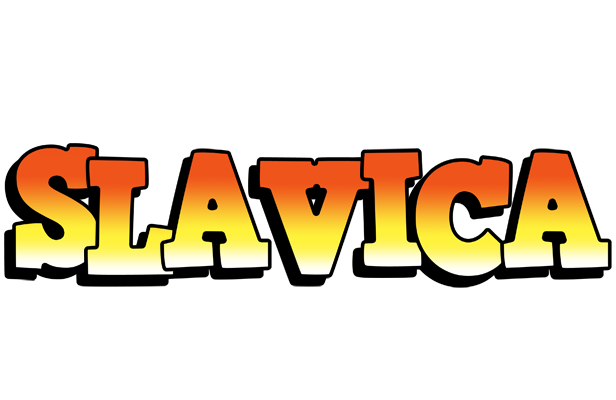 Slavica sunset logo