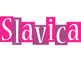 Slavica whine logo