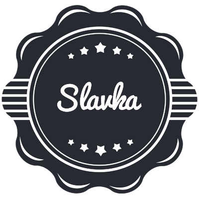 Slavka badge logo