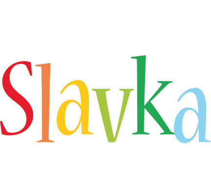 Slavka birthday logo