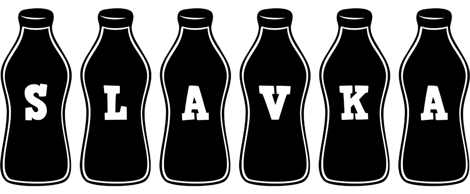 Slavka bottle logo