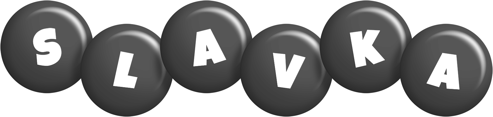 Slavka candy-black logo