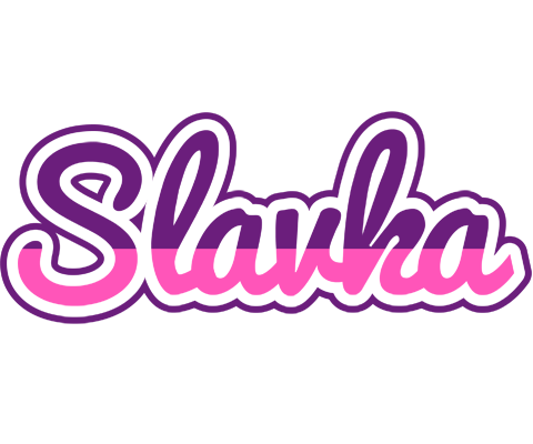 Slavka cheerful logo