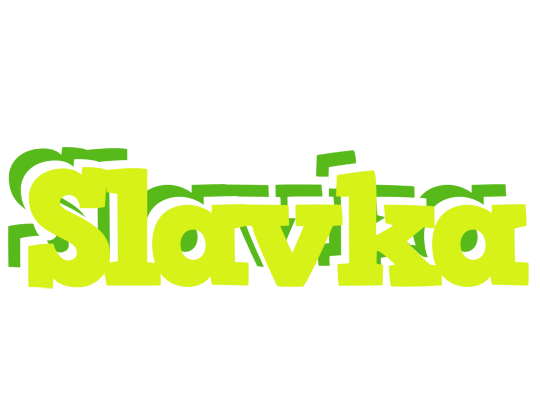 Slavka citrus logo