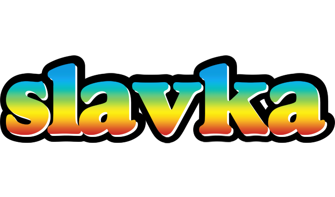 Slavka color logo