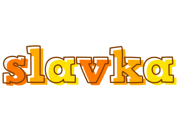 Slavka desert logo