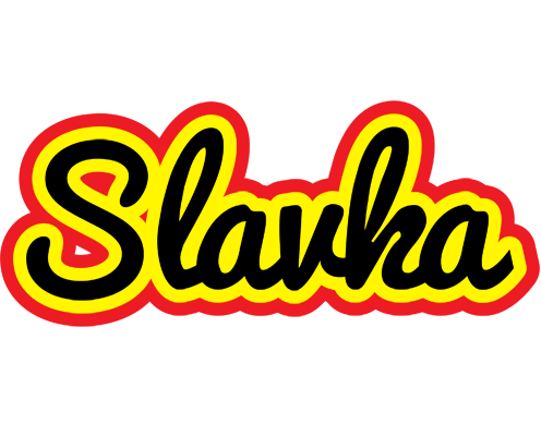 Slavka flaming logo