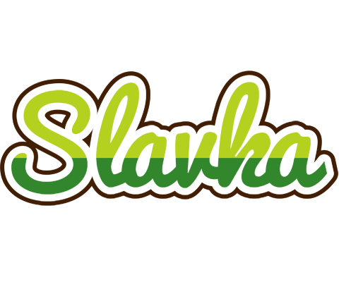 Slavka golfing logo