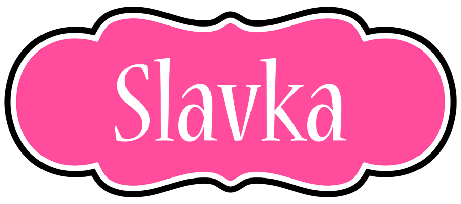Slavka invitation logo