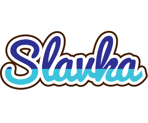 Slavka raining logo