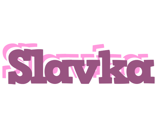 Slavka relaxing logo