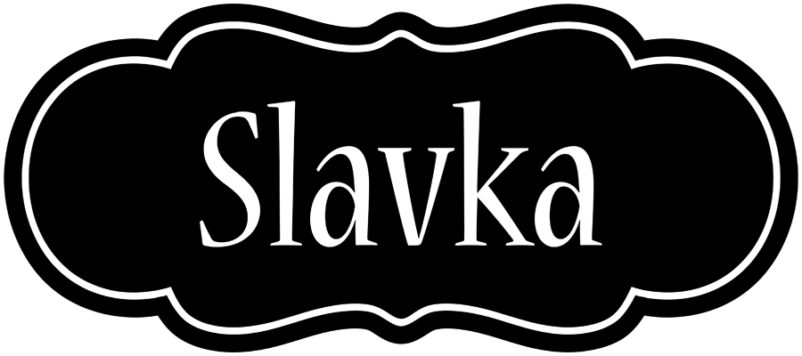 Slavka welcome logo