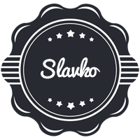 Slavko badge logo