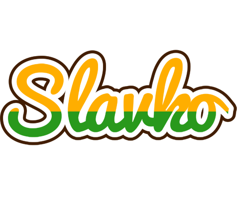 Slavko banana logo