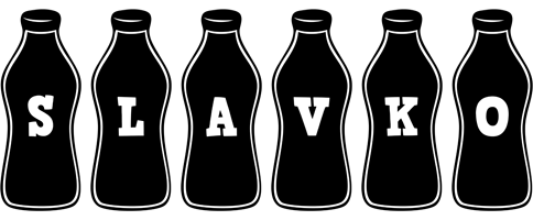 Slavko bottle logo