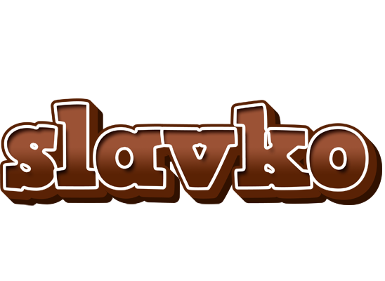 Slavko brownie logo