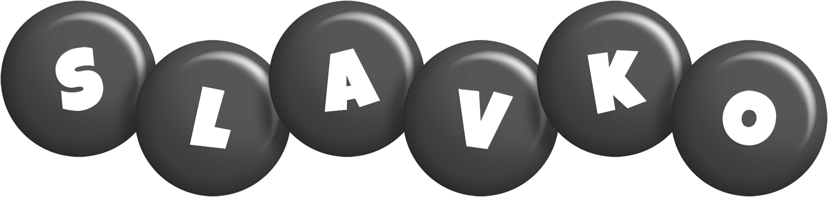 Slavko candy-black logo