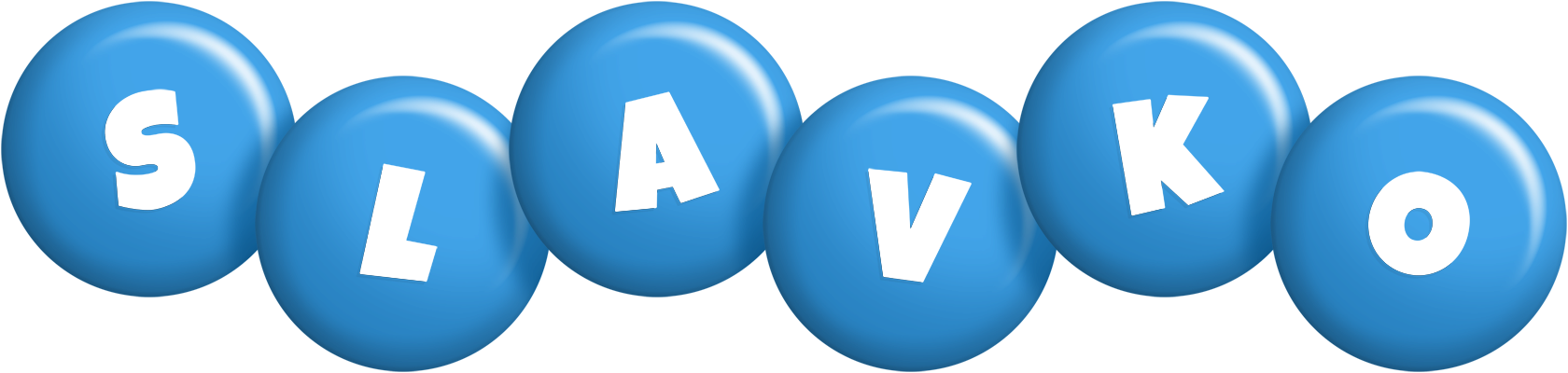 Slavko candy-blue logo