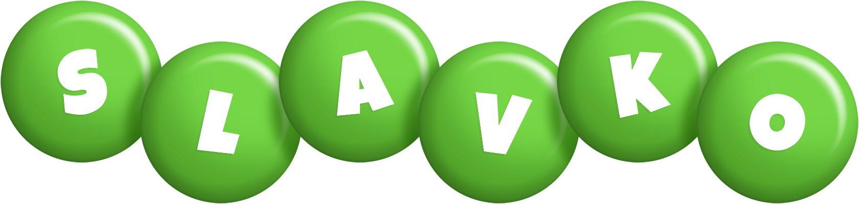 Slavko candy-green logo