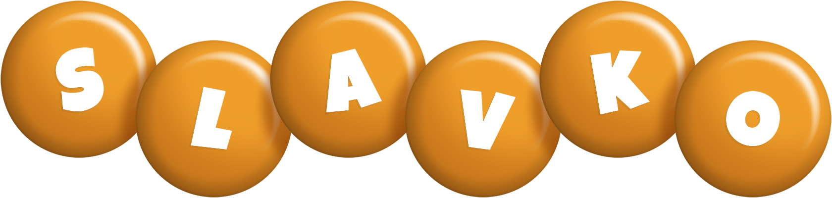 Slavko candy-orange logo