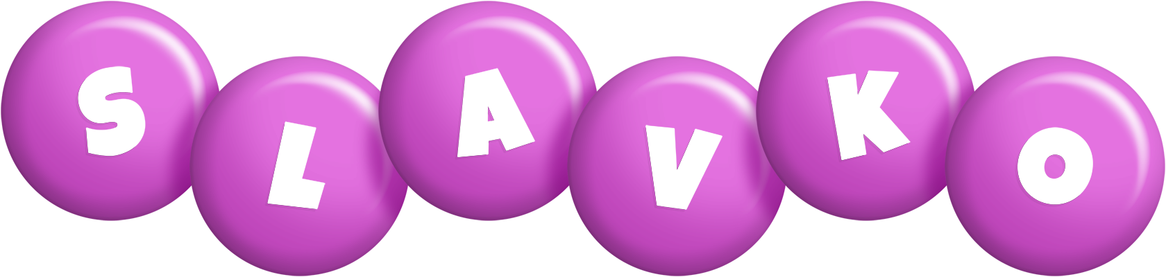 Slavko candy-purple logo