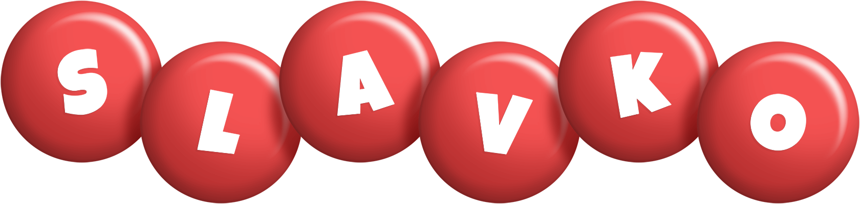 Slavko candy-red logo