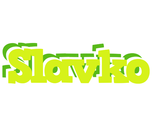 Slavko citrus logo