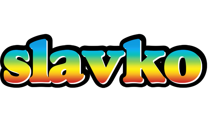 Slavko color logo