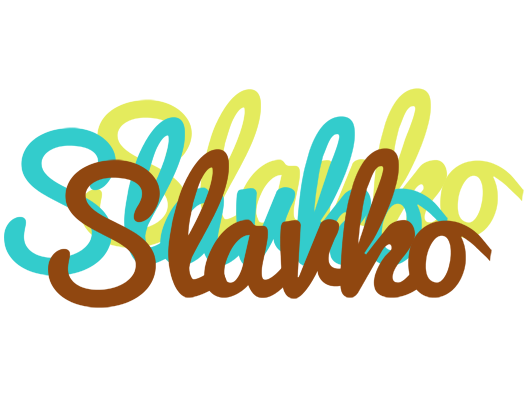 Slavko cupcake logo