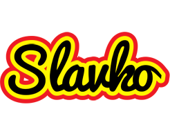 Slavko flaming logo