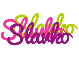 Slavko flowers logo