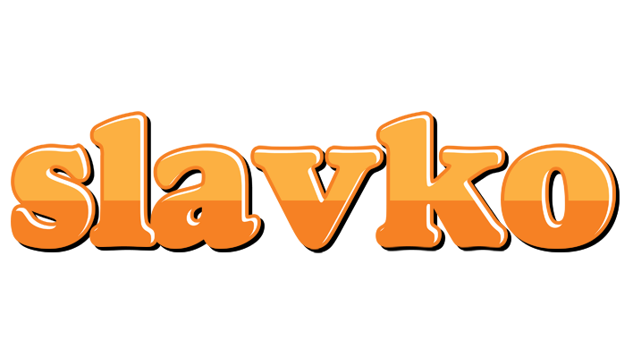 Slavko orange logo