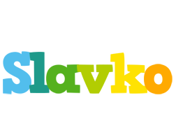 Slavko rainbows logo