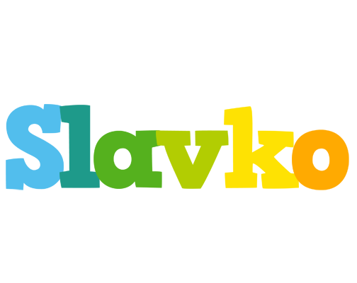 Slavko rainbows logo