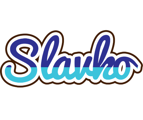 Slavko raining logo