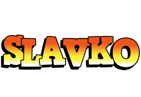 Slavko sunset logo