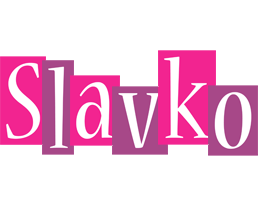 Slavko whine logo