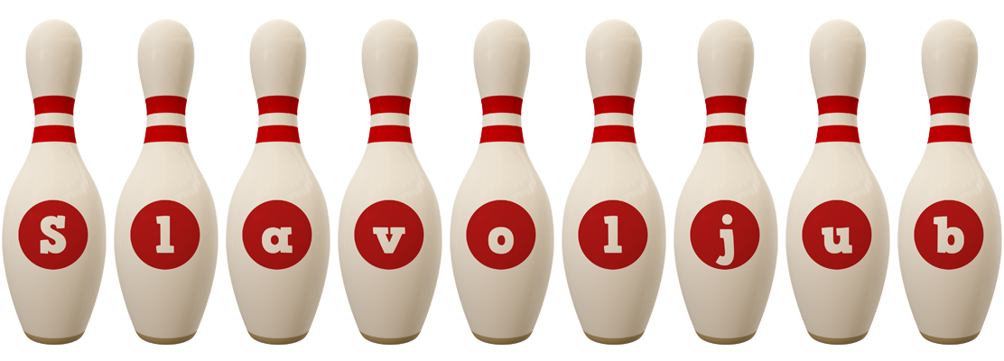 Slavoljub bowling-pin logo