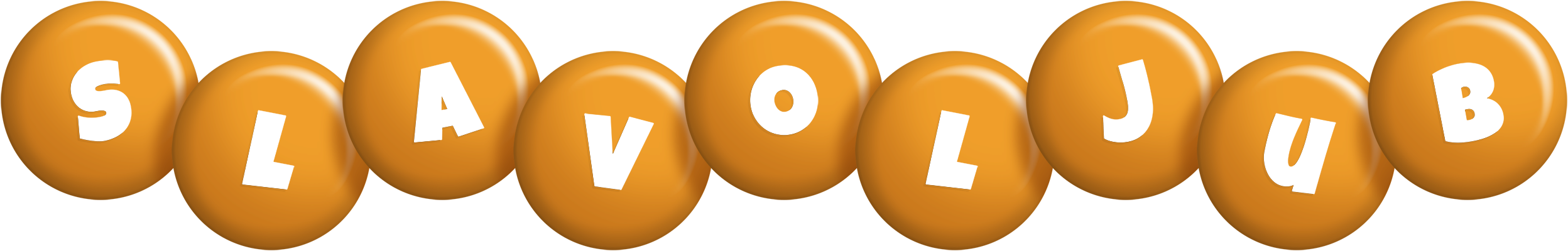 Slavoljub candy-orange logo