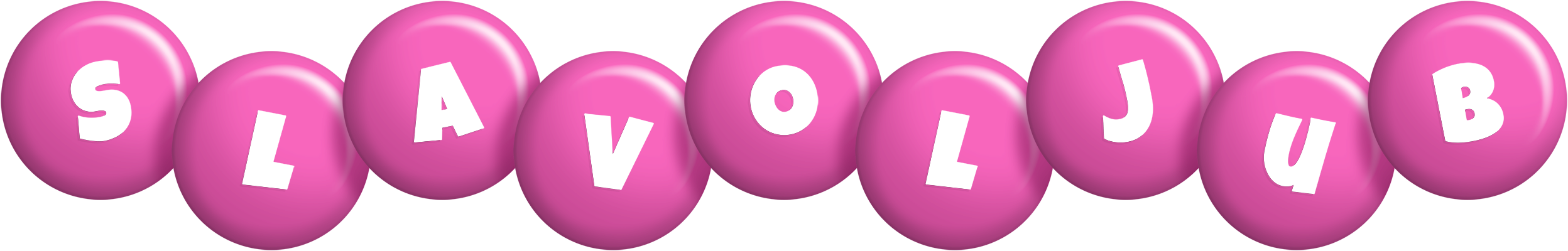 Slavoljub candy-pink logo
