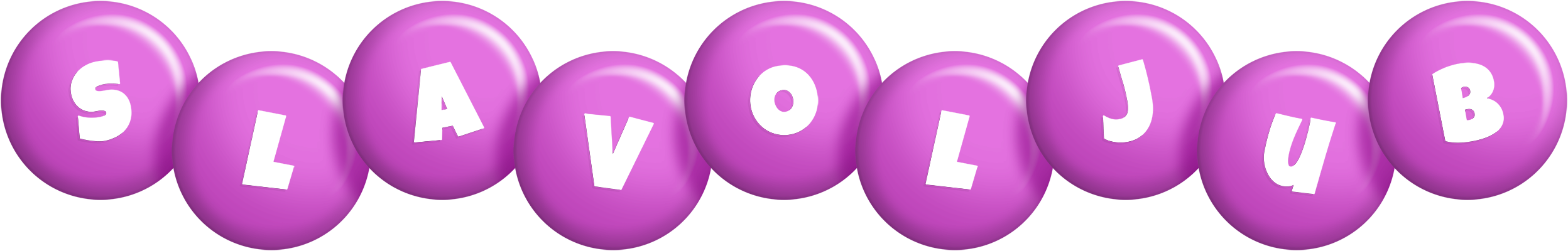 Slavoljub candy-purple logo