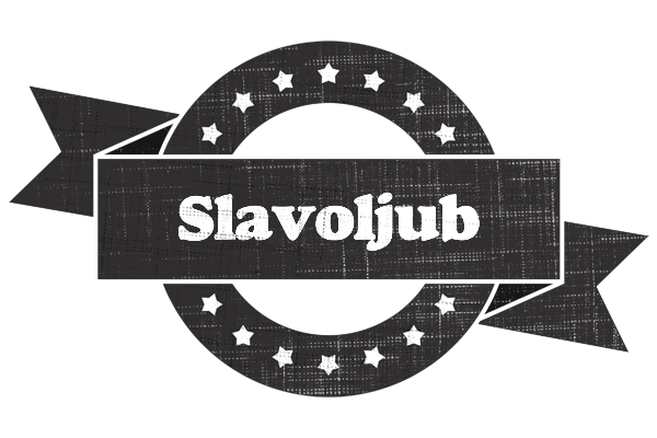 Slavoljub grunge logo