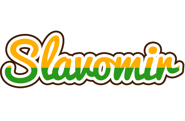 Slavomir banana logo