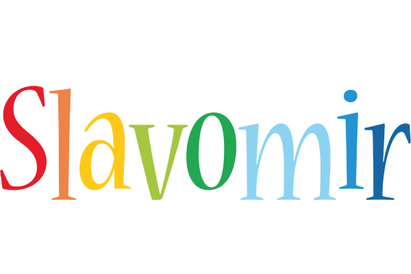 Slavomir birthday logo