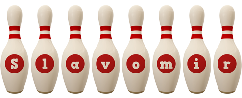 Slavomir bowling-pin logo