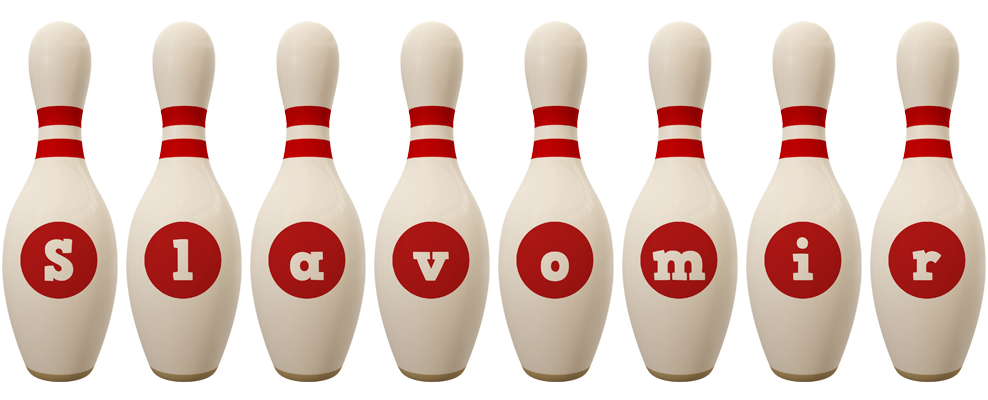 Slavomir bowling-pin logo