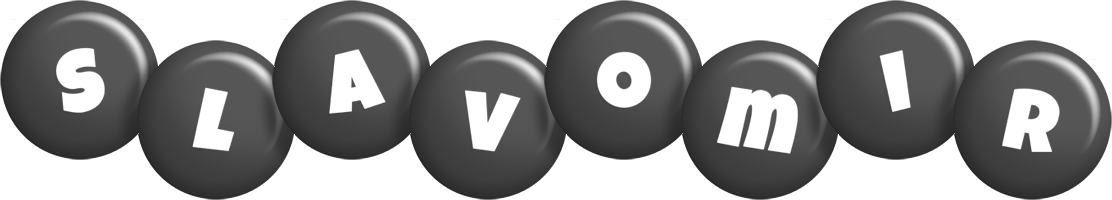 Slavomir candy-black logo