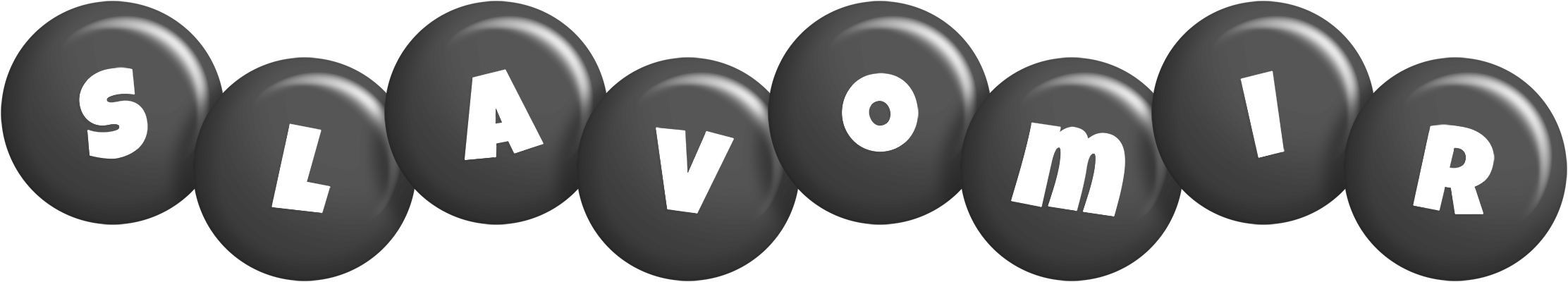 Slavomir candy-black logo